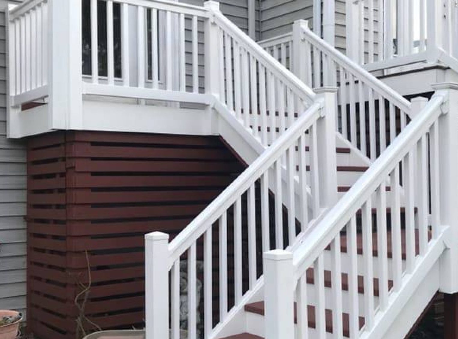 Picture of deck stairs